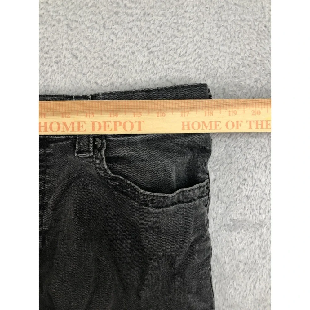 True Religion Jeans Men 36x32 (Tag 38) Black Geno Relaxed Slim Denim